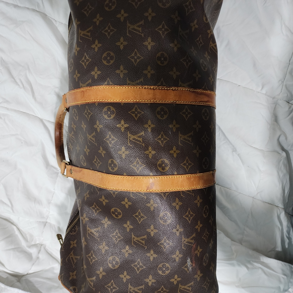 Authentic Louis Vuitton Brown and Gold Carry On Bag Monogram Canvas - Picture 8 of 16